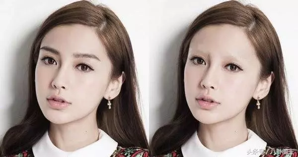注意!9位女星「眉毛被P掉」後模樣太可怕!楊冪讓我傻眼了...Angelababy、趙薇太恐怖!