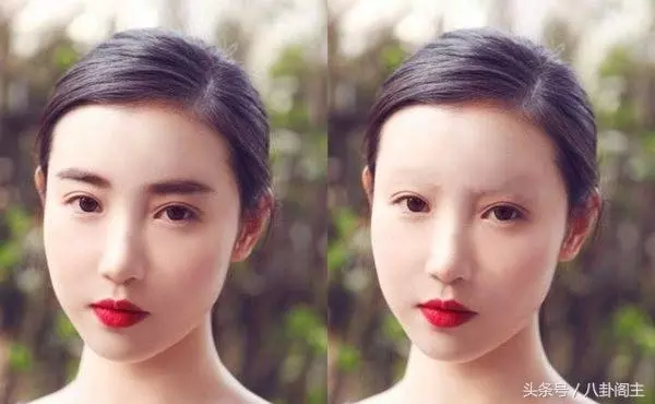 注意!9位女星「眉毛被P掉」後模樣太可怕!楊冪讓我傻眼了...Angelababy、趙薇太恐怖!