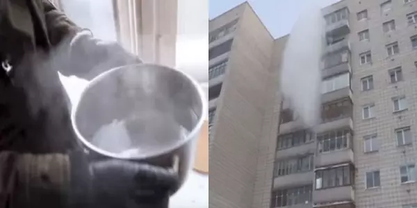 人工也能造雪花瀑布?零下41度,一整鍋滾燙沸水,他往外一潑「瞬間變成一串銀流」畫面超吸睛!