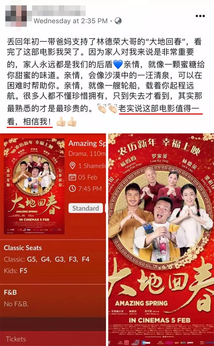 初一就看完9部賀歲片的大馬網友列出排名,總結:能看的真的不多
