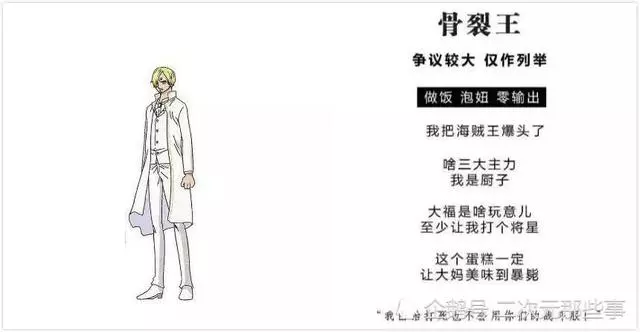 盤點《海賊王》六大另類王者,山治「骨裂王」,艾斯「坑爹王」!