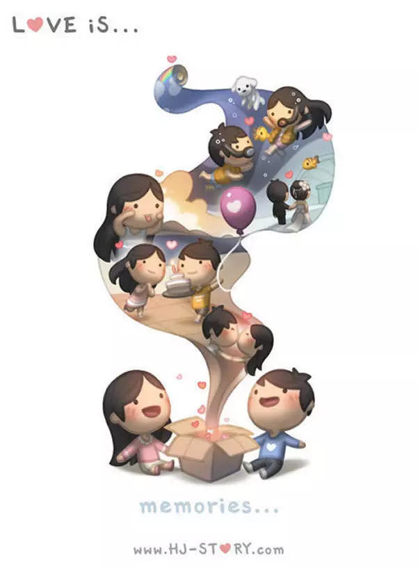 18張看得懂就代表「你擁有真愛」的暖心愛情插畫 最後一張是所有情侶的目標!