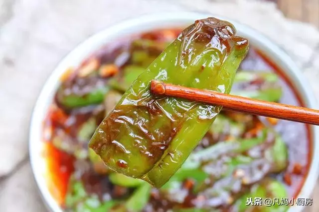 史上吃過最好吃的虎皮青椒,巨下飯,專治沒食慾,米飯一定要多