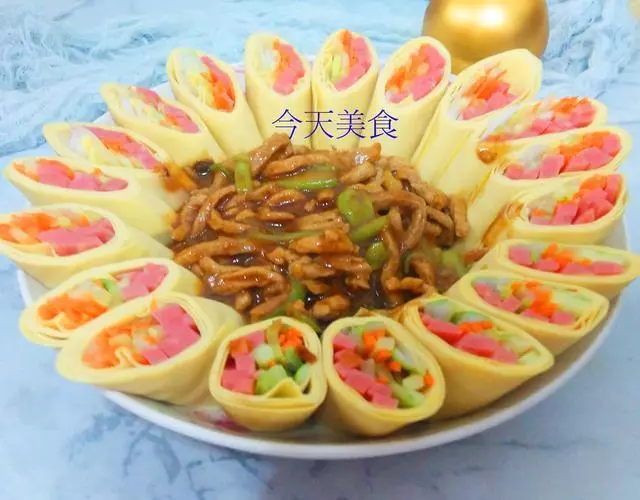 像花一樣的京醬肉絲,不僅好看,更是一道美味,營養高好吃還下飯