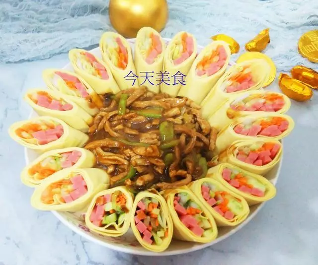 像花一樣的京醬肉絲,不僅好看,更是一道美味,營養高好吃還下飯
