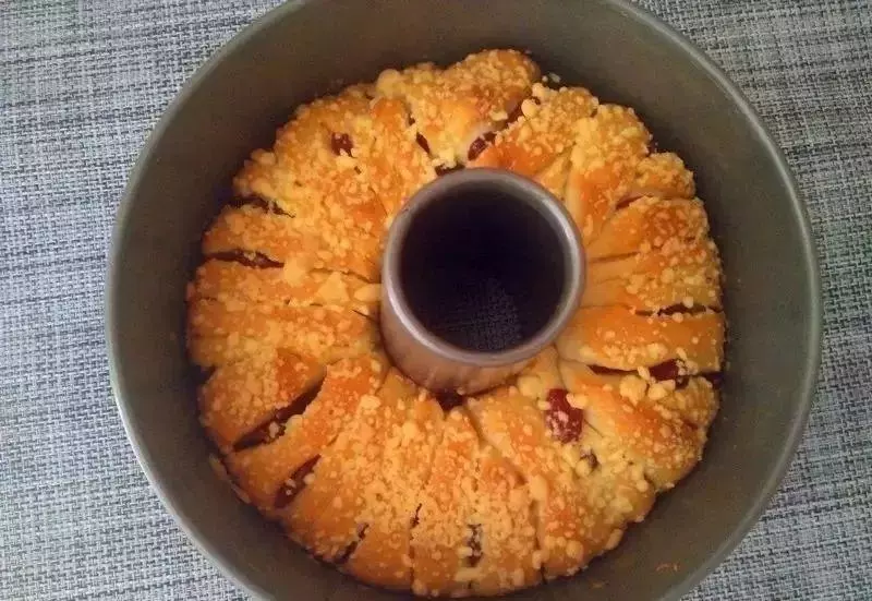 一款超好吃的手撕麵包 | 蔓越莓酥粒手撕包
