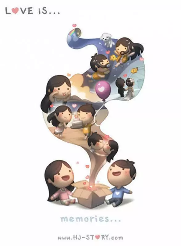 18張看得懂就代表「你擁有真愛」的暖心愛情插畫 最後一張是所有情侶的目標!