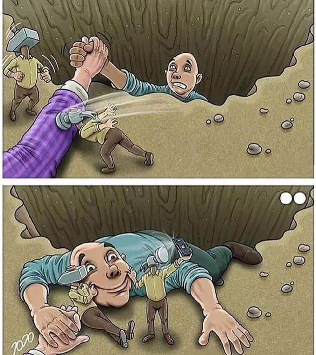 11幅對現實社會存在莫大諷刺的插畫,看完我久久的沉默了