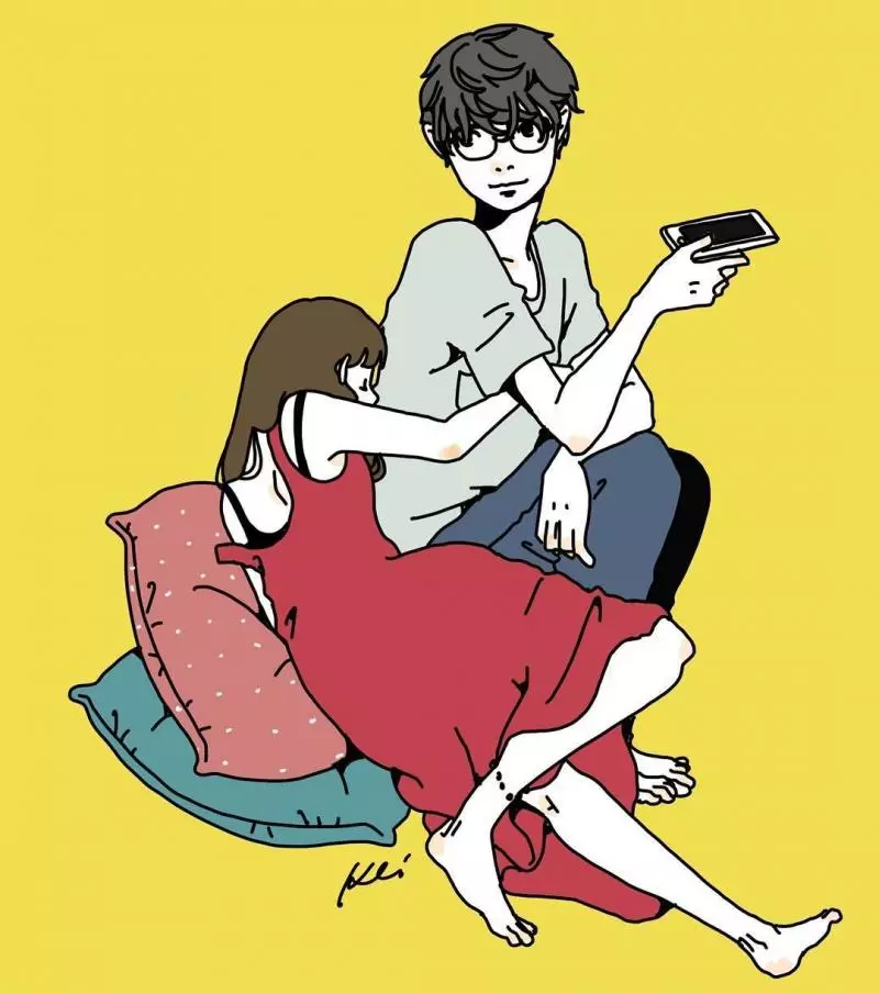 這款男友根本行走的暖爐~ 「超甜情侶日常」體貼都在細節裡
