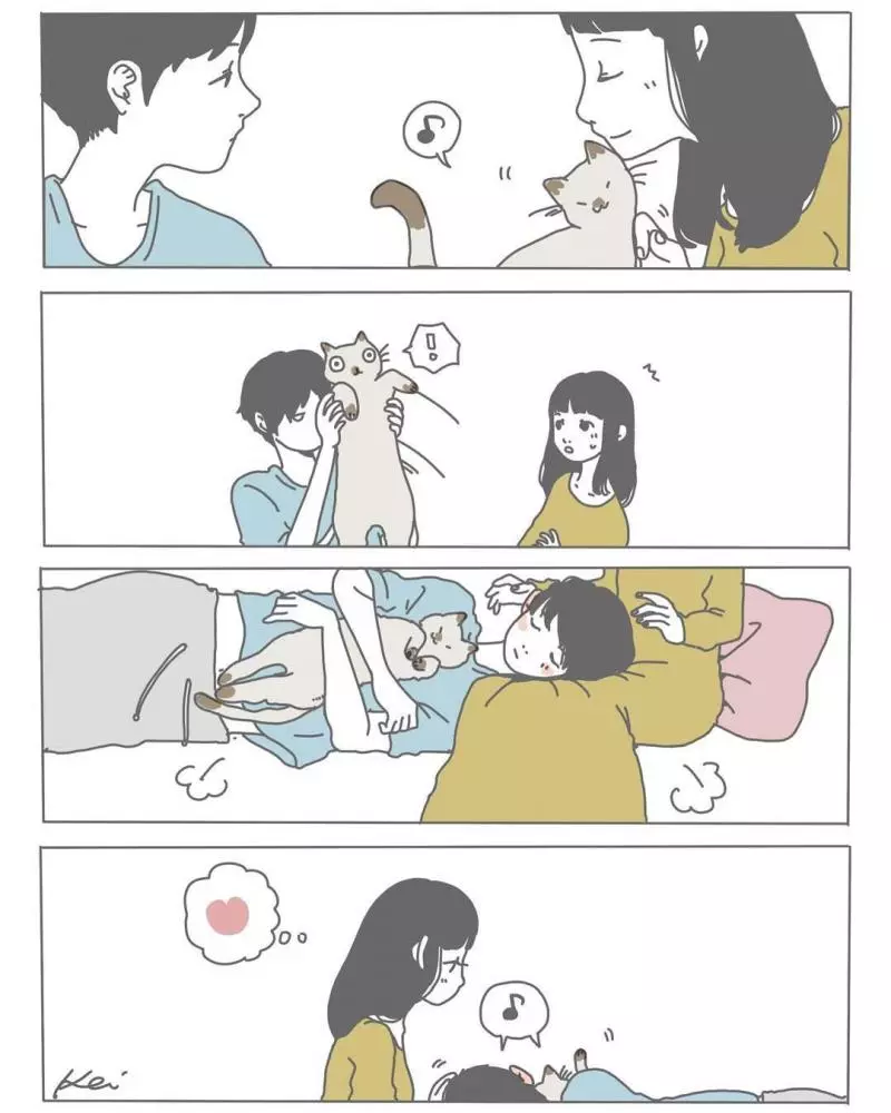 這款男友根本行走的暖爐~ 「超甜情侶日常」體貼都在細節裡