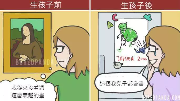 18張爸媽一定懂的「為人父母前後」對比圖,爸爸星期一整個解脫差點沒笑死!
