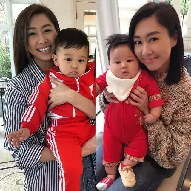 TVB視後曬與胡杏兒家寶寶一年前後對比照 小傢伙變帥了