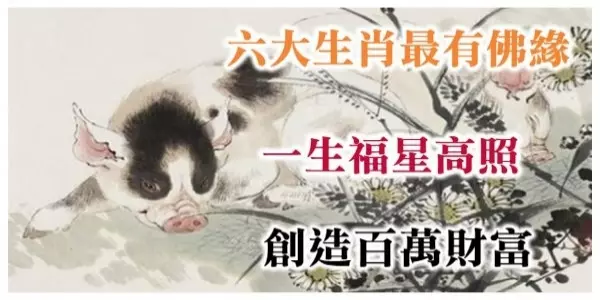 六大生肖最有佛緣,一生福星高照,創造百萬財富!