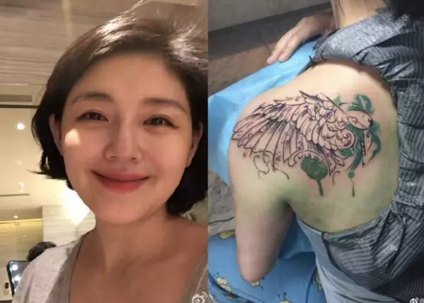有紋身的5大女明星,趙麗穎的特別,伊能靜有意義!