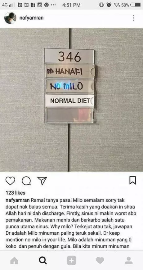醫生:長期喝MILO會感染細菌