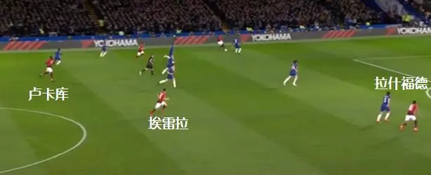 盧卡庫站在進球畫面內,卻忘了自己是一名中鋒,他可能會被拋售!