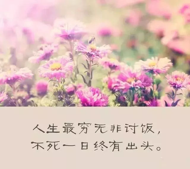 當你落魄無助,被人看不起的時候,切記四句話!
