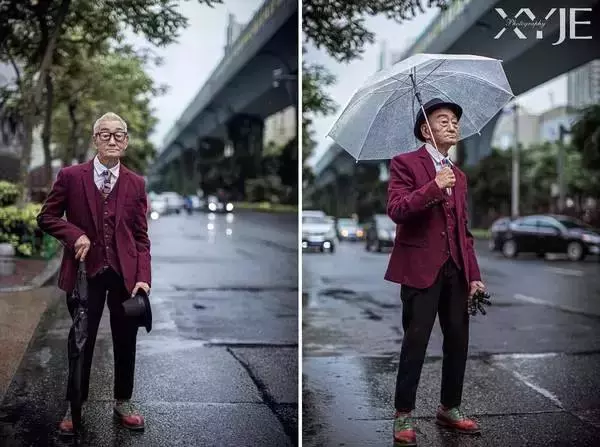孫子把85歲的爺爺接到廈門,拍了一組照片,結果帥遍頭條
