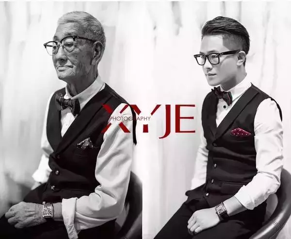 孫子把85歲的爺爺接到廈門,拍了一組照片,結果帥遍頭條