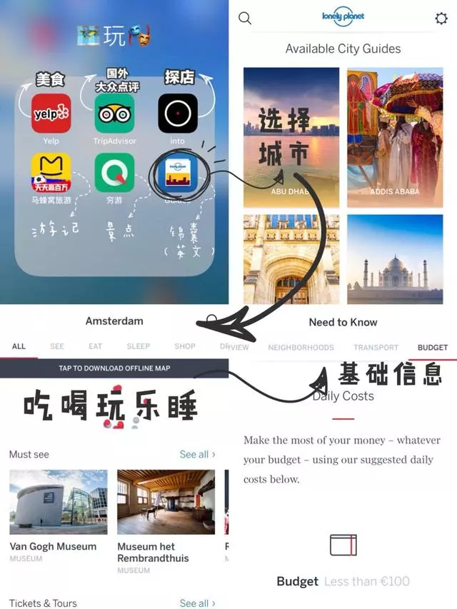 28個必備旅行app,手把手教你如何規劃旅遊路線