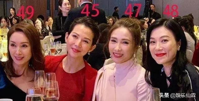 47歲黎姿大辦晚宴,昔日四大花旦同框比美,49歲郭可盈最自然 !