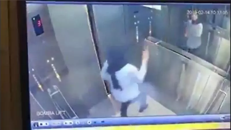 大馬女生一進電梯就「大變樣」?卻不知全程被閉路電視拍下!