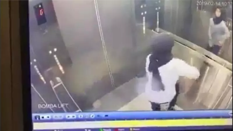 大馬女生一進電梯就「大變樣」?卻不知全程被閉路電視拍下!