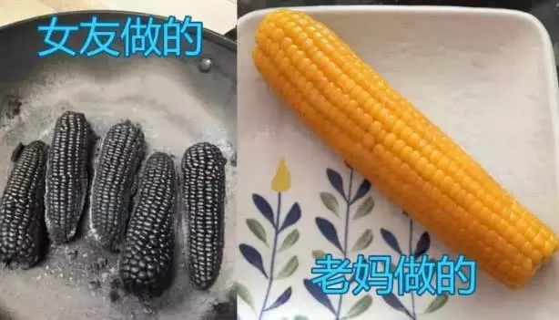 女友做飯VS老媽做飯,沒有對比就沒有傷害,網友:已崩潰