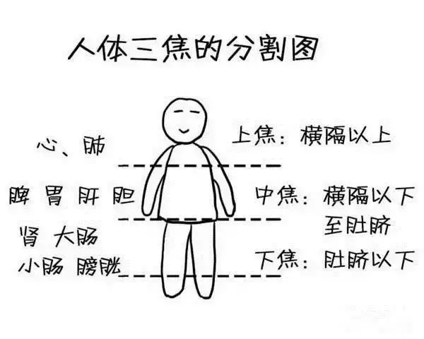上有火、下有寒,原來是中焦不通