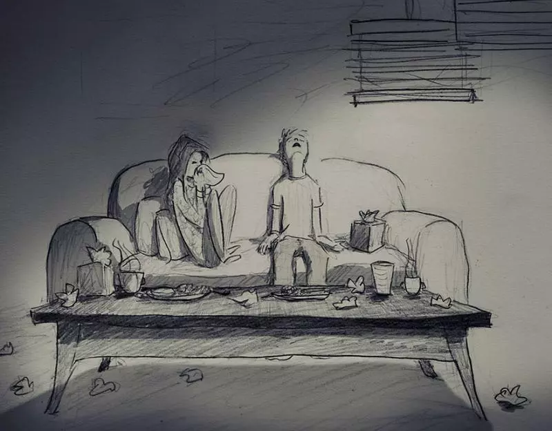 愛老婆愛到無法自拔!插畫家每天畫一張圖紀念日常 網友看完淚喊:單身錯了嗎?