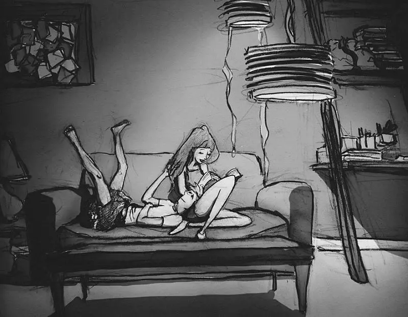 愛老婆愛到無法自拔!插畫家每天畫一張圖紀念日常 網友看完淚喊:單身錯了嗎?