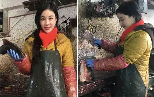 菜市場驚見「逆天賣魚妹」網民暴動,肉搜到私下「喝牛女乃照片」瞬間全心碎