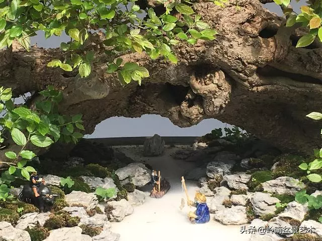 樹樁盆景布枝如書法運筆,具體有十忌十宜。