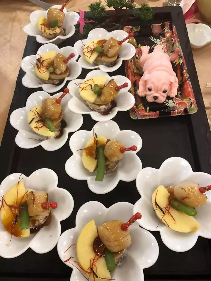 台南喜宴端上豪華扇貝螃蟹鍋,還有必備人人1桶杜老爺!!!