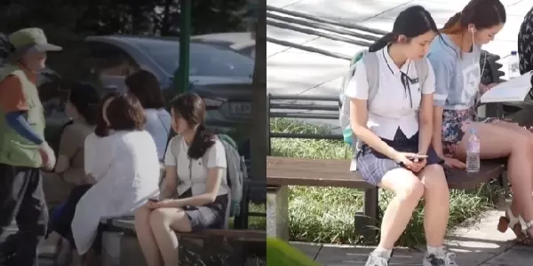 被升學壓力壓的喘不過氣的少女,想要尋求一個擁抱,如果是你會怎麼做?