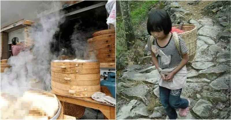 8歲女孩每天用假錢買饅頭,老闆存疑悄悄跟回家,看到輪椅上的女子,老闆淚目!
