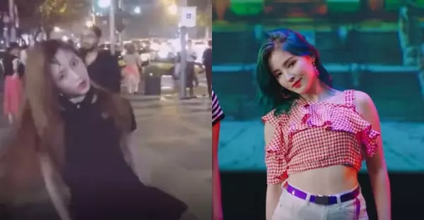 超正「偽娘」在街頭上大跳「熱舞」火辣身材讓人驚豔!但更讓人震撼的是一看他的身分證竟「已經XX歲了!」