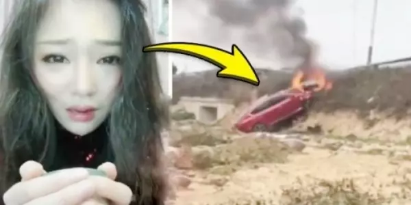 網紅正妹遇車禍慘變焦屍,最後直播中「做這件事」網:老天爺最後真的讓她「喝到了...」