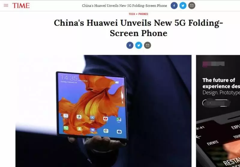 華為5G摺疊屏火了!外國網友已「瘋」,反應真是太搞笑了