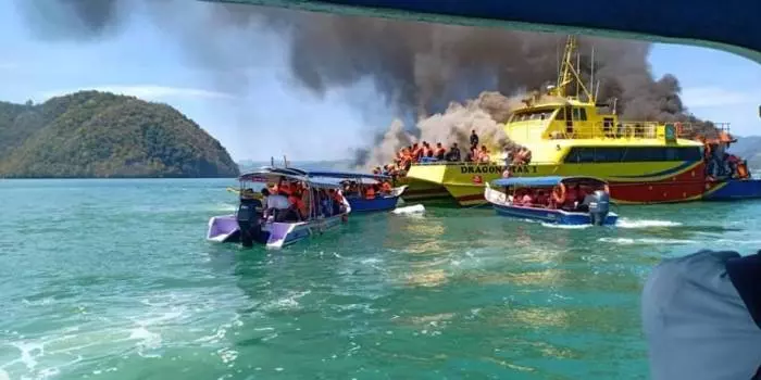 【浮邏交怡渡輪出發5分鐘突然爆炸】恐怖場面曝光!