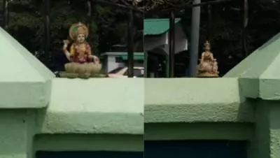 【抓到人了!】在Sembahyang地方放拿督公及興都神的男子已被捕,自揭放神像原因超傻眼!!!