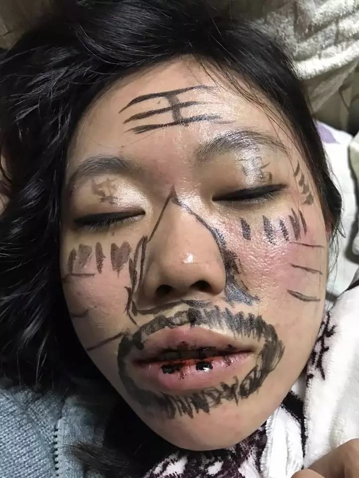 老婆喝爛醉讓他氣到「惡搞畫臉」PO網,沒想到網友挖出「她的真面目」驚覺出乎意料的美!