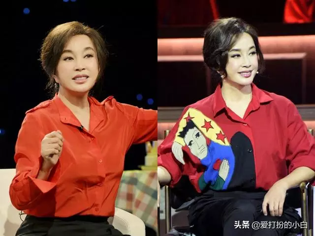 都說64歲的劉曉慶年輕如少女!其實仔細看後,她還是64歲的!