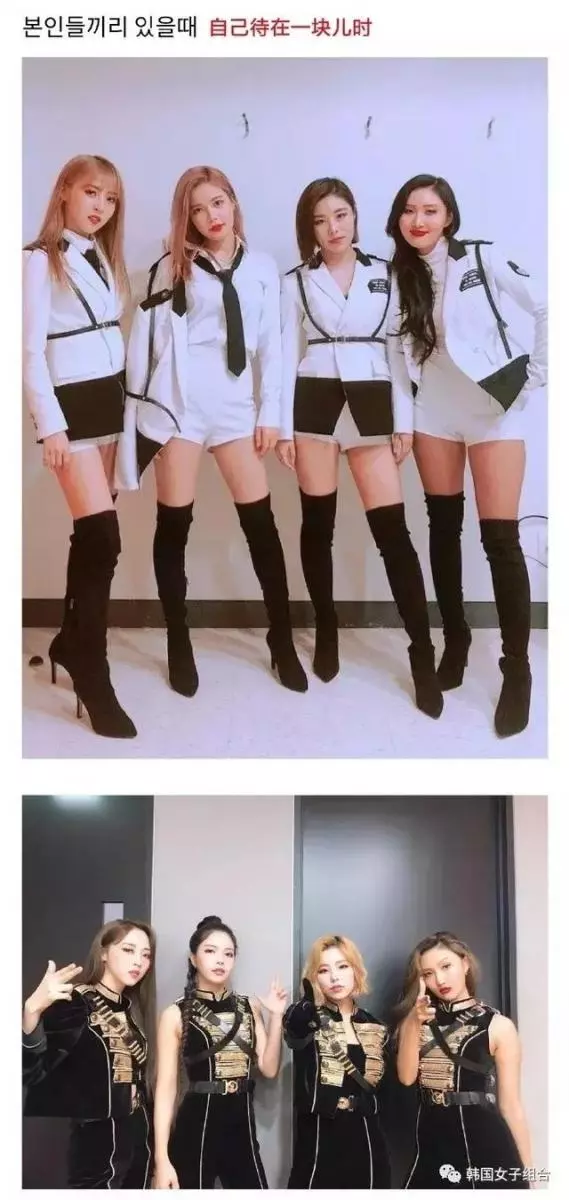 單看以為女團全員170? 一對比就露餡的實際身高!
