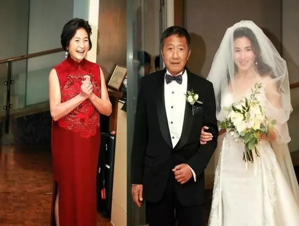73歲鄭佩佩嫁女兒,朱茵陳法蓉蔡少芬齊現身,場面既溫馨又感人!