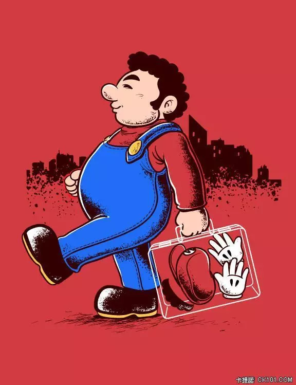 T恤圖案太~幽默,會被盯胸喔!