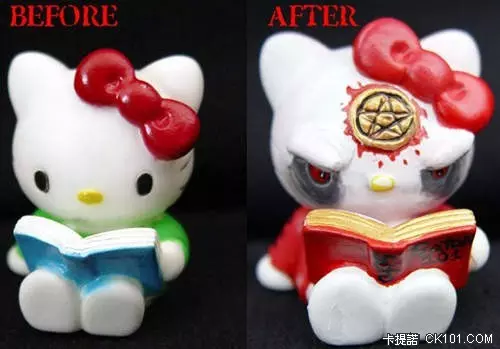 HELLO KITTY來還願了!嚐嚐老衲的棒子吧!