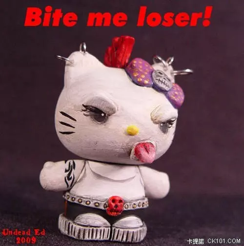 HELLO KITTY來還願了!嚐嚐老衲的棒子吧!
