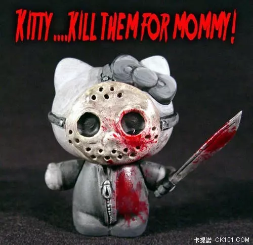 HELLO KITTY來還願了!嚐嚐老衲的棒子吧!