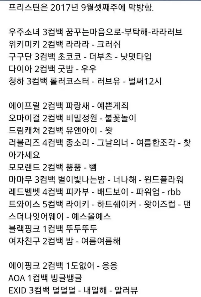 將近2年未發團專,飯們向公司怒喊PRISTIN在哪裡?